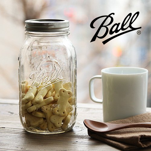 Amazon | BALL メイソンジャー [ レギュラーマウス 940ml クリア